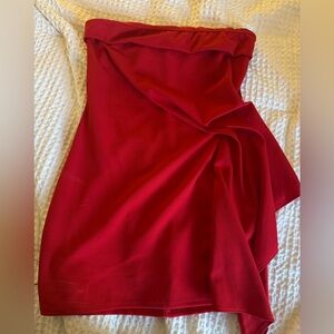 Elegant Red Women's Dress